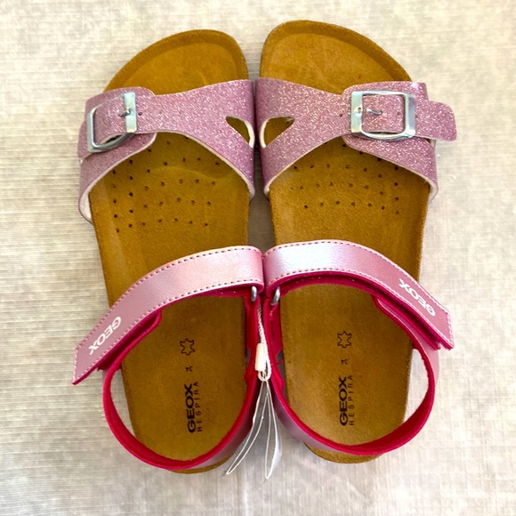 Other - BNWT Geox ADRIEL J028MC Girls Sandals (Made in Spain) - Pink - Size 34 (3)